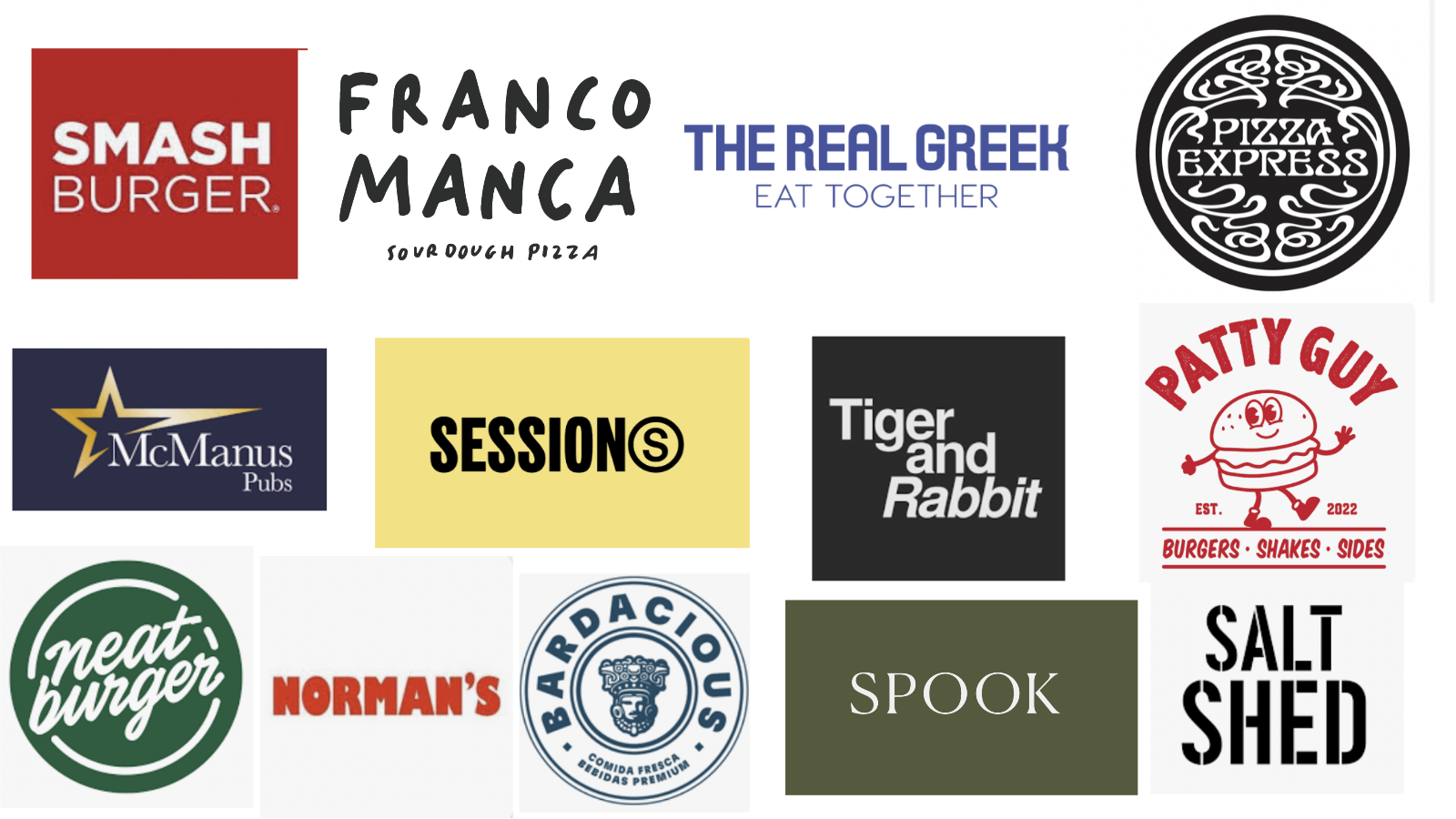 Hospitality brands Mark Rush has worked with